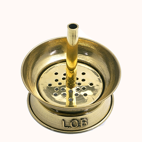 Kohlehalter gold LOB