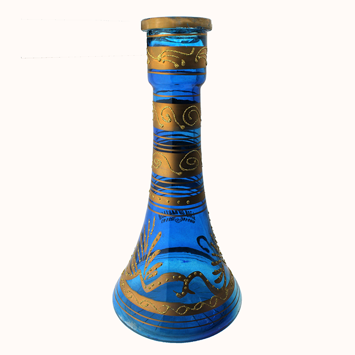 Wasserpfeifen Wassergefäß aus Glas "Pyramide"