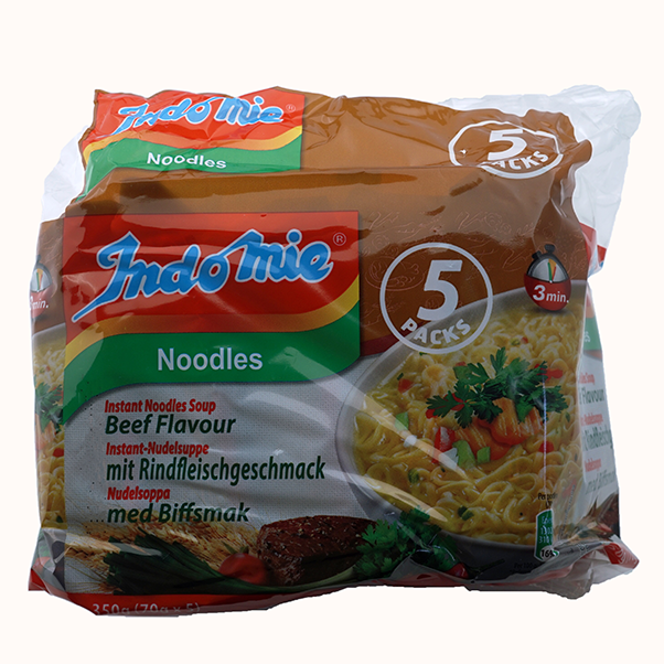 Indomie Nudelsuppe mit Rindfleisch (8x5x75g.)