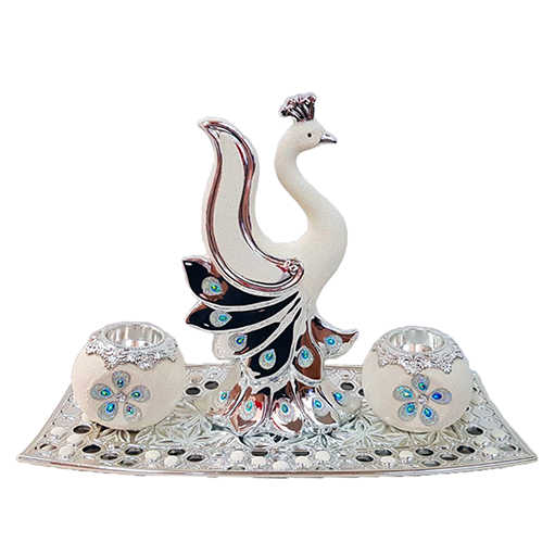 Deko-Platte Pfau 2639/A1210