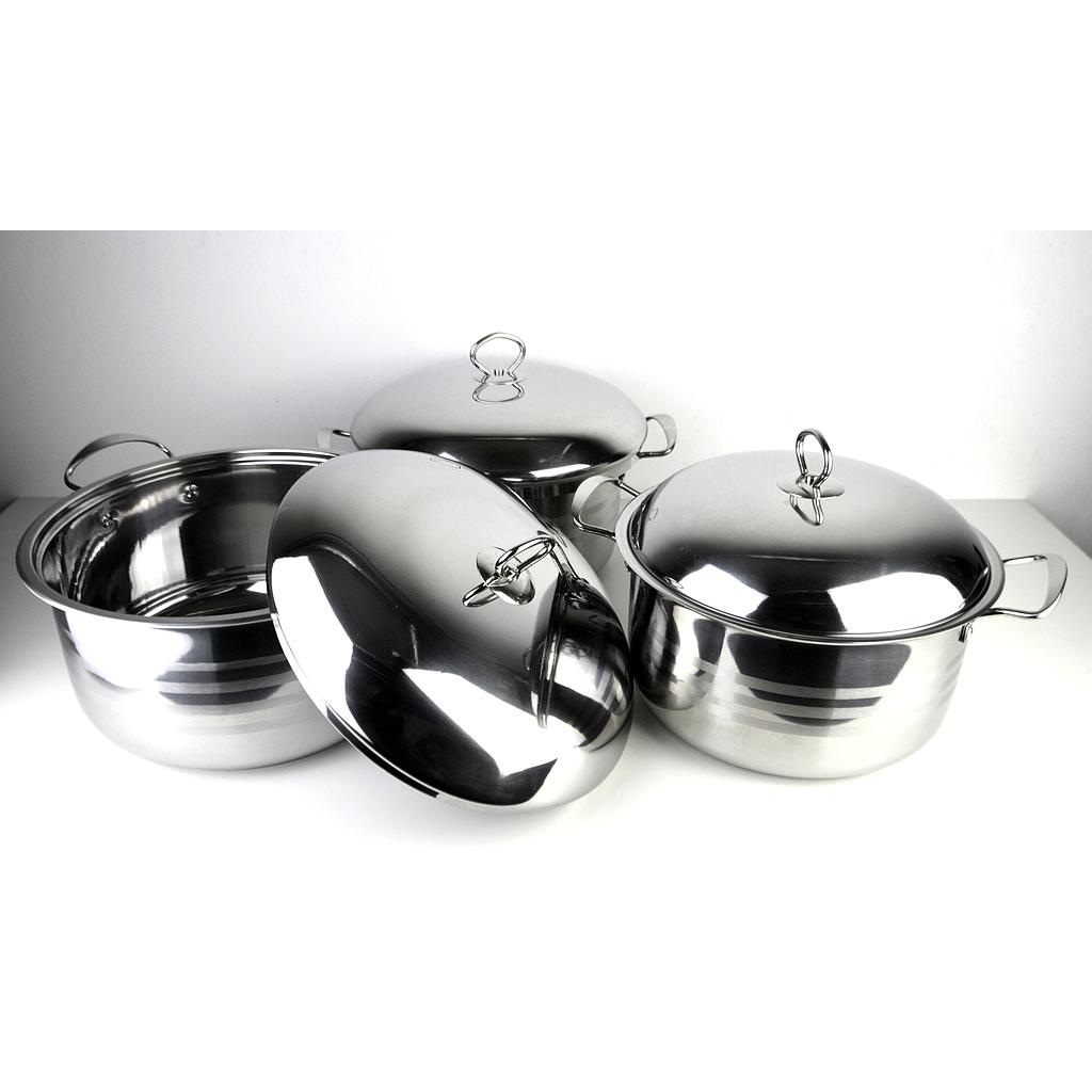 Topf 3er Set 1049/A712 (Ø 22cm, 24cm, 26 cm)