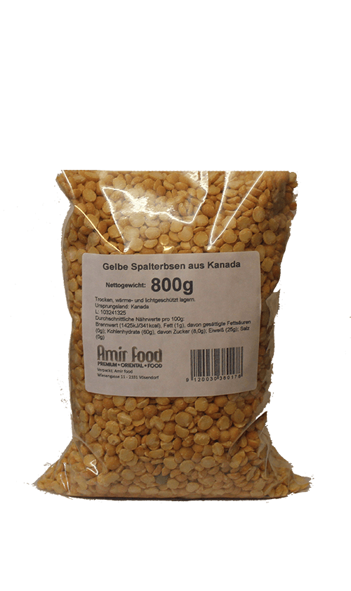Gelbe Spalterbsen (800g)