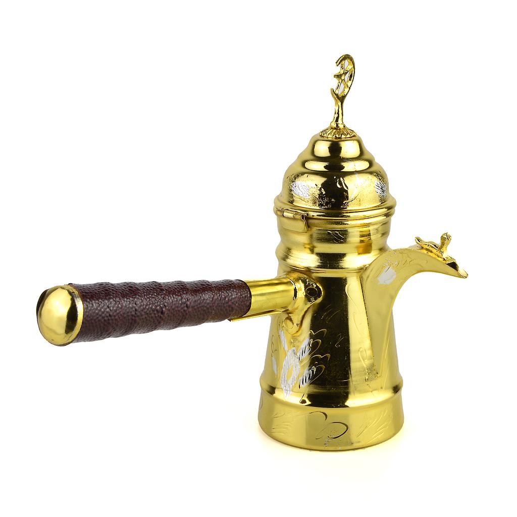 Kaffeekanne aus Kupfer mit Stiel Nr4