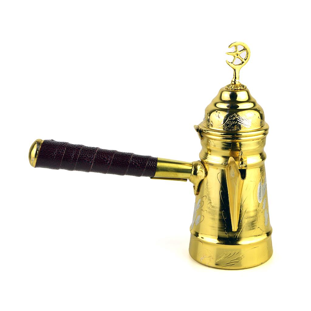 Kaffeekanne aus Kupfer mit Stiel Nr2