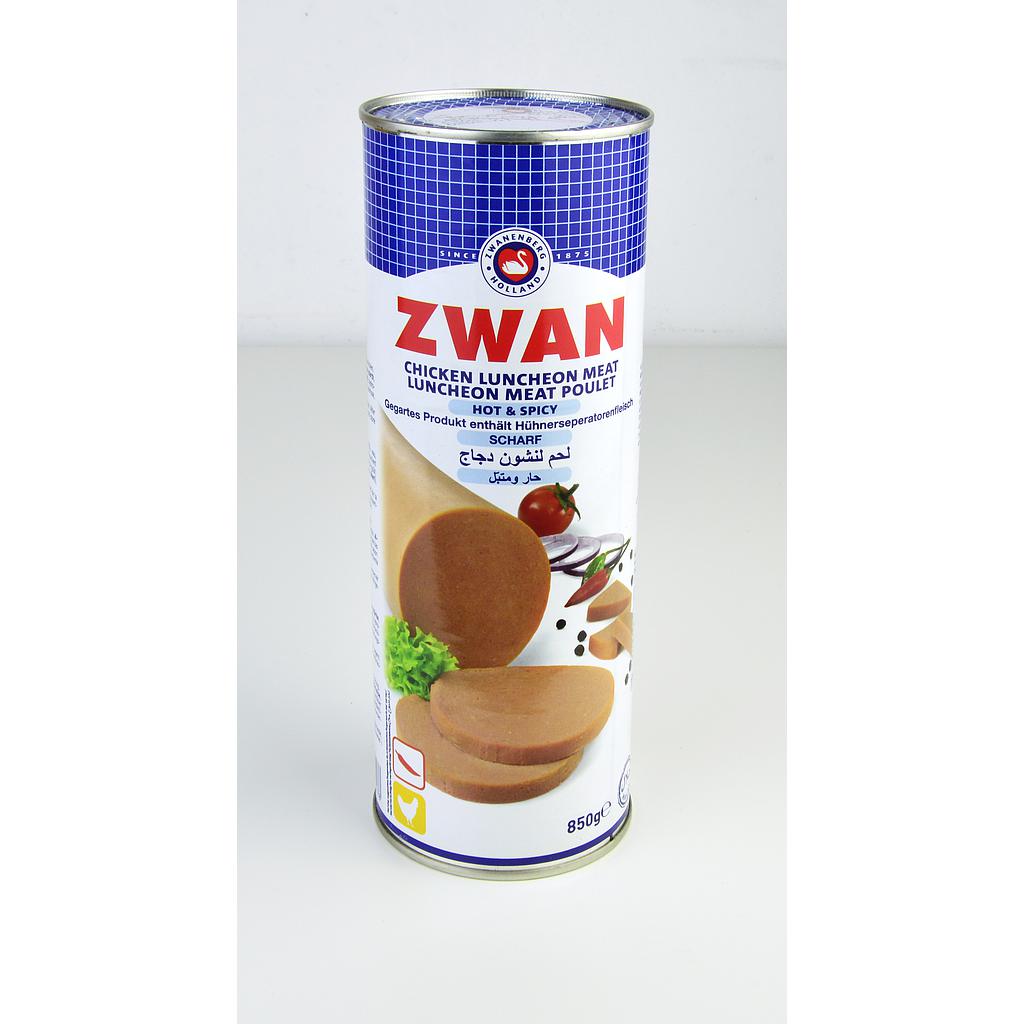 Zwan Hühner Luncheon Meat scharf (850g.)