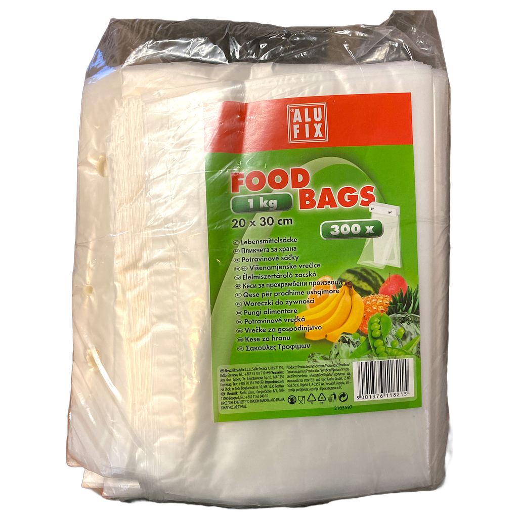 Alufix Abreißbeutel Lebensmittelsäcke 20x30cm (300Stk)