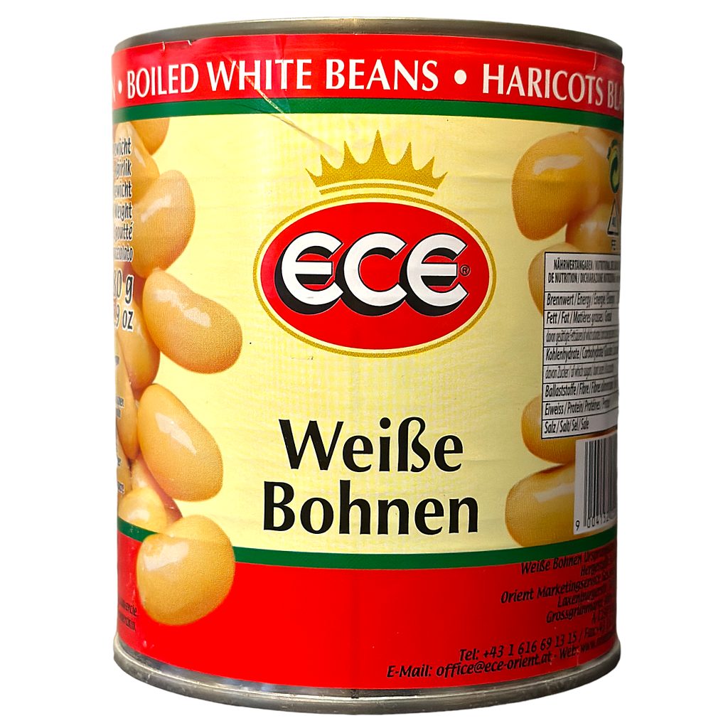 Ece weiße Bohnen gekocht (800g)