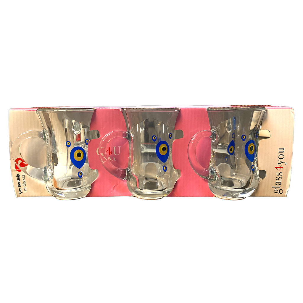 LINA Teeglas Nazar mit Griff