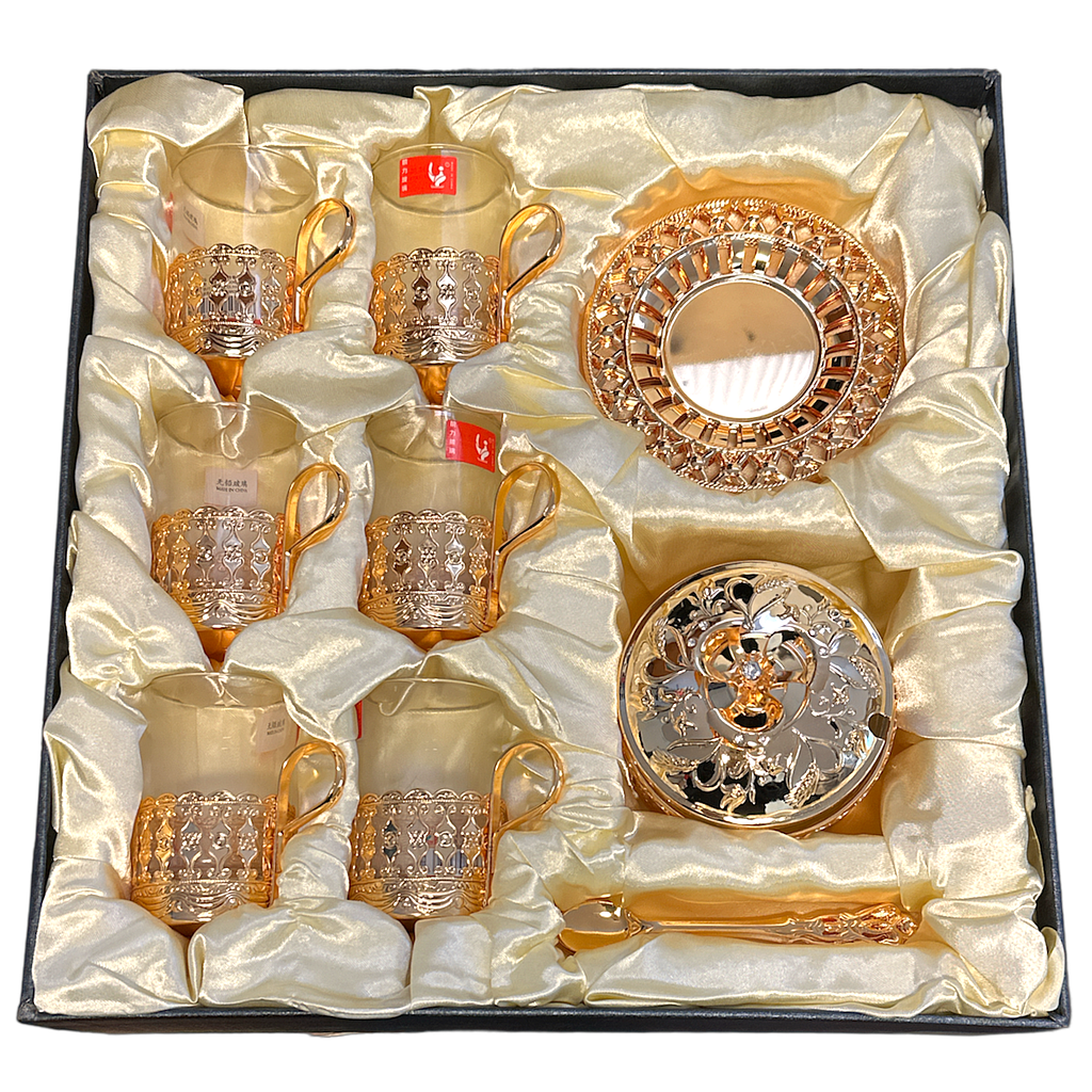 Teegläser Set 27tlg golden 579-24