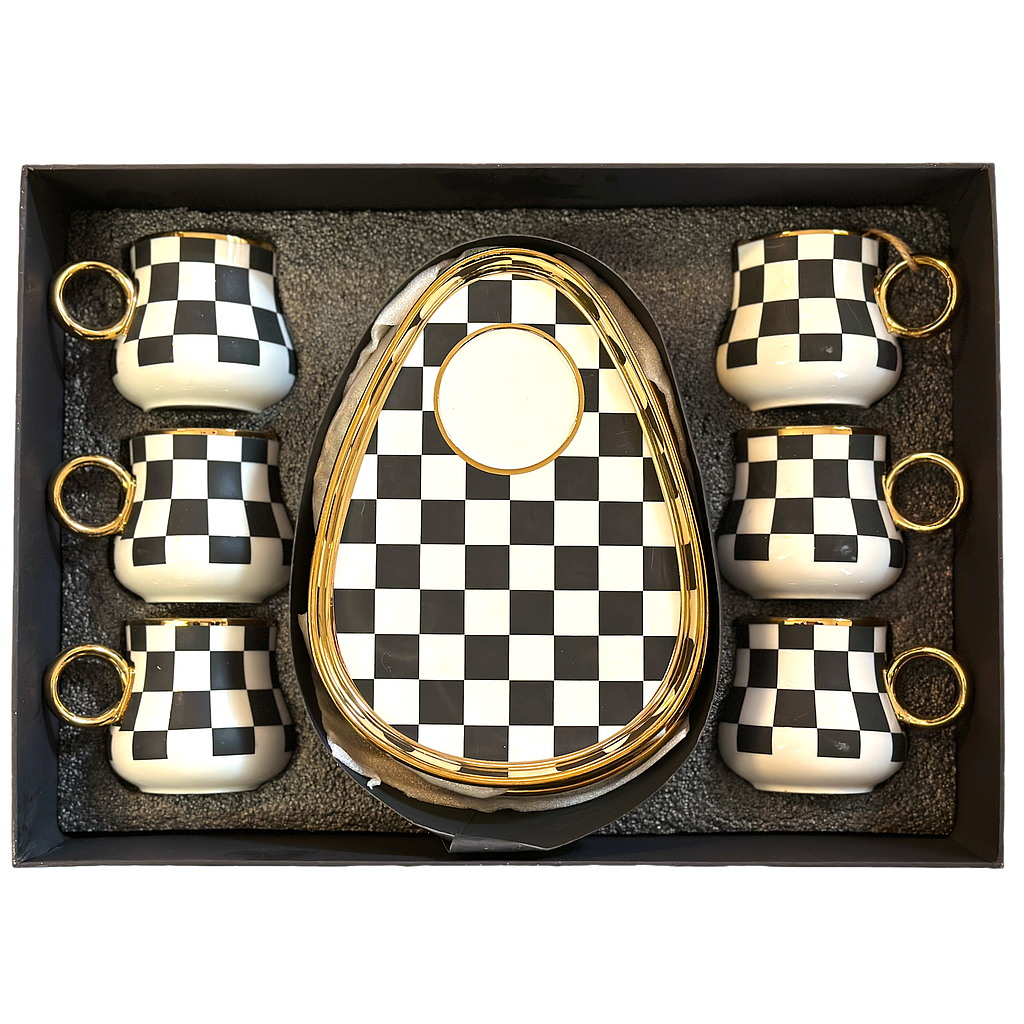 Arow Kaffeetassen mit Untertassen 6er Set 5759/3599