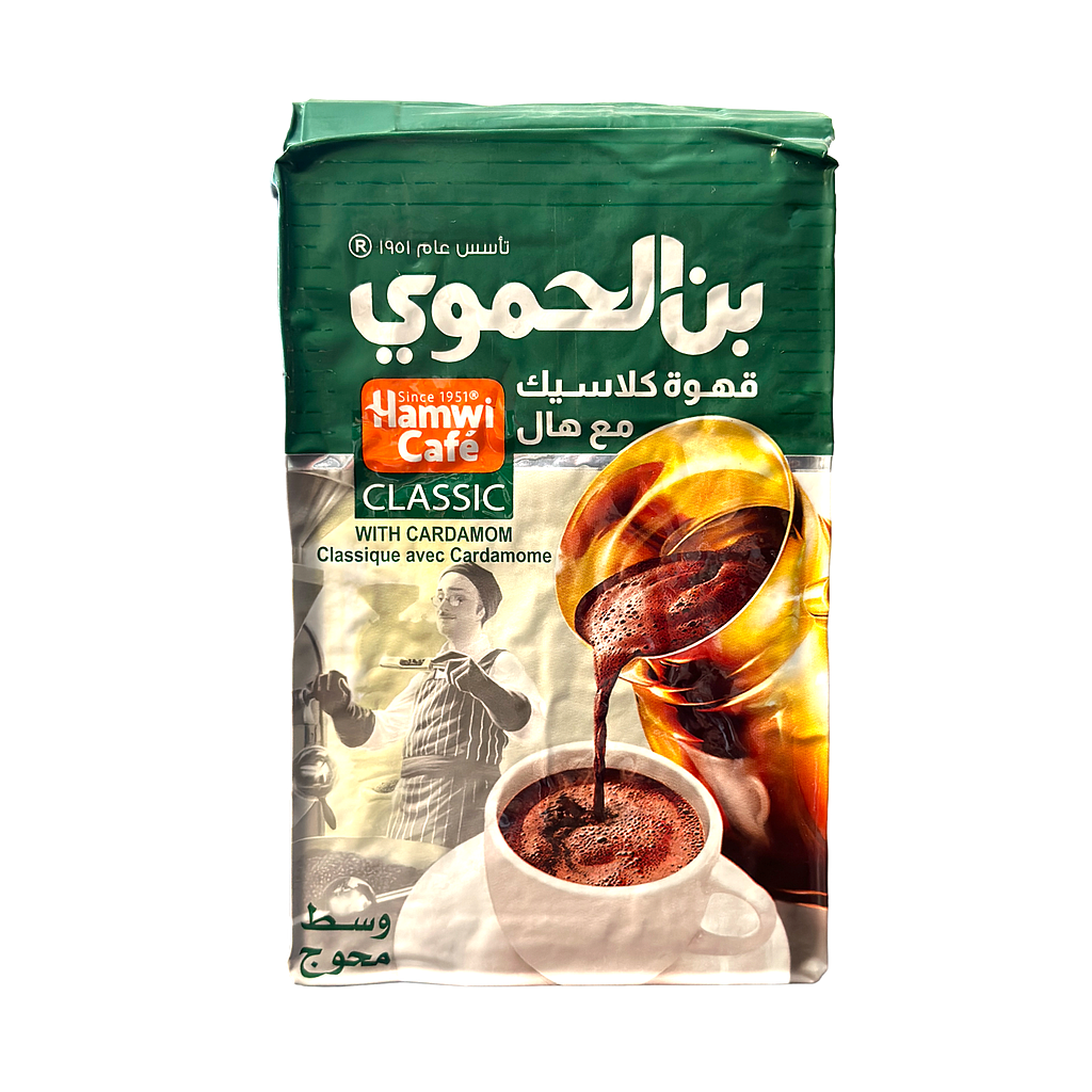 Hamawi Kaffee grün mit Kardamom (180g)