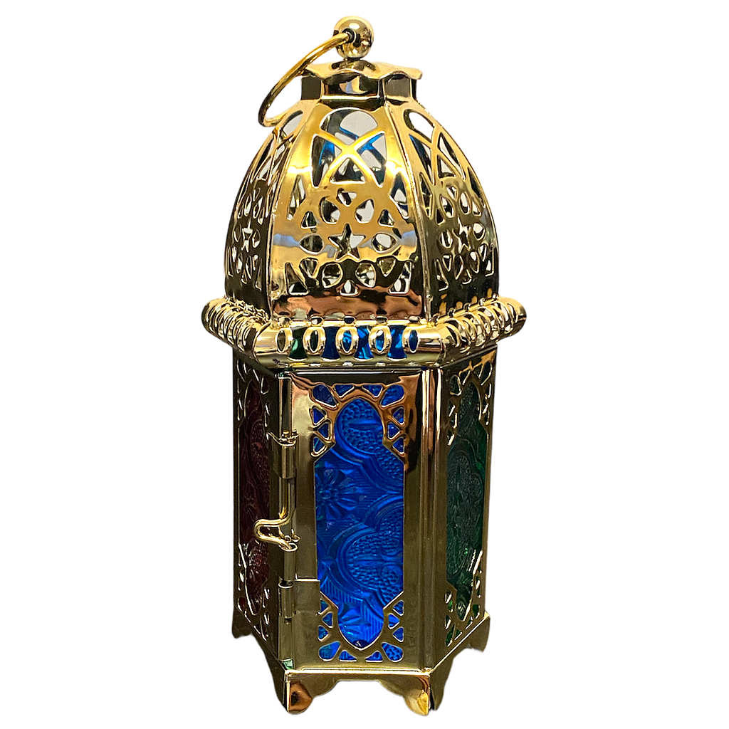Ramadan Laterne klein aus Metall 8018