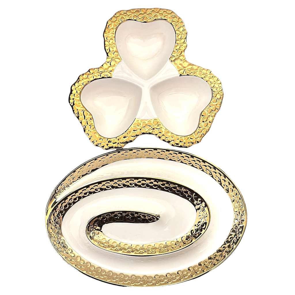 Torino Snackschale aus Porzellan 2tlg 8212/3600