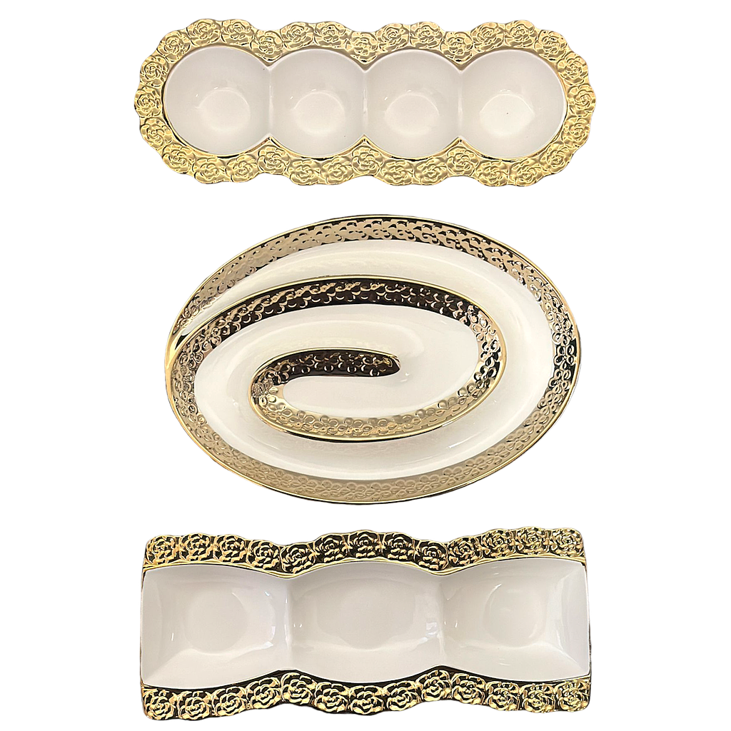 Torino Snackschale aus Porzellan 3tlg 8204/3597