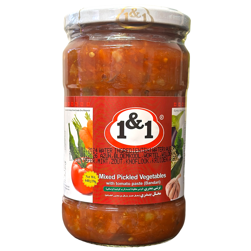 Eingelegtes Gemüse Litteh Bandari 1&amp;1 (640g.) 