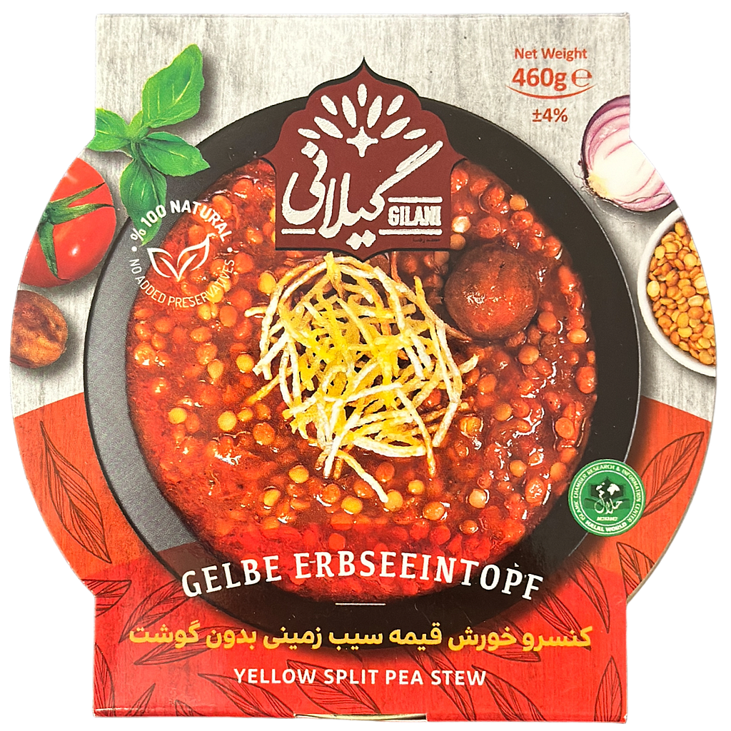 Gilani gelber Erbseneintopf Khime (460g)