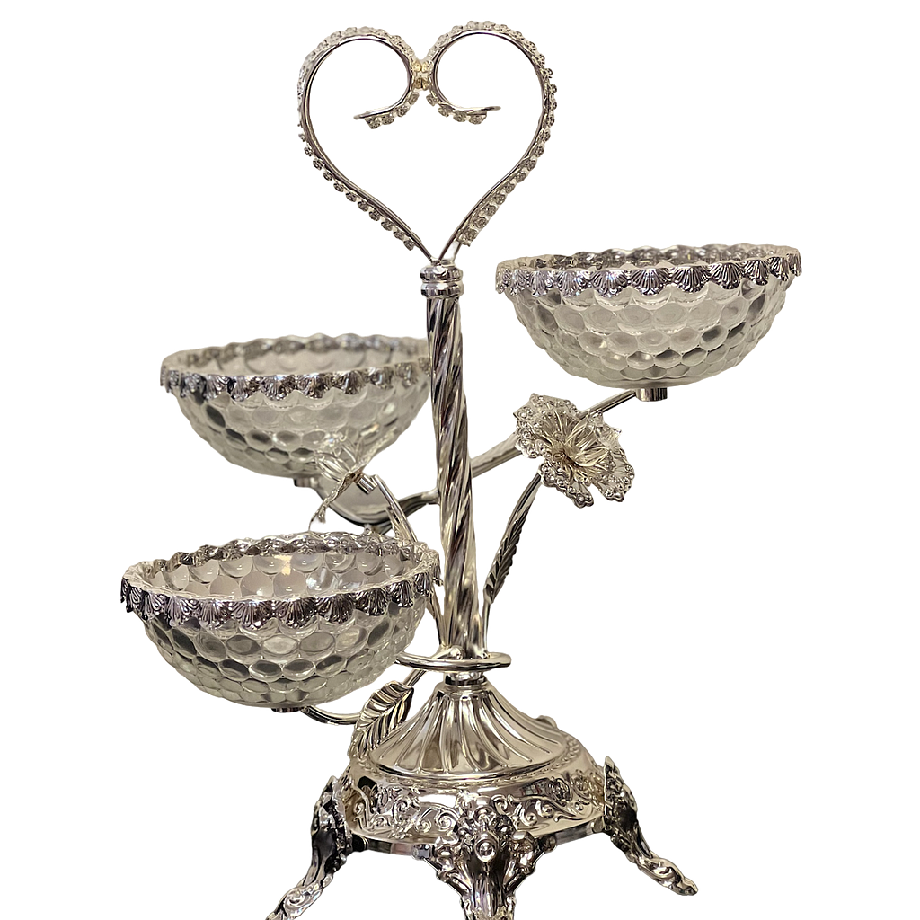 Amirfood Etagerie 3 Stöckig Silber 241674