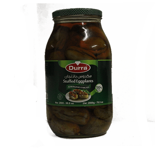 Durra eingelegte Melanzani Makdous im Glas (2,8kg)