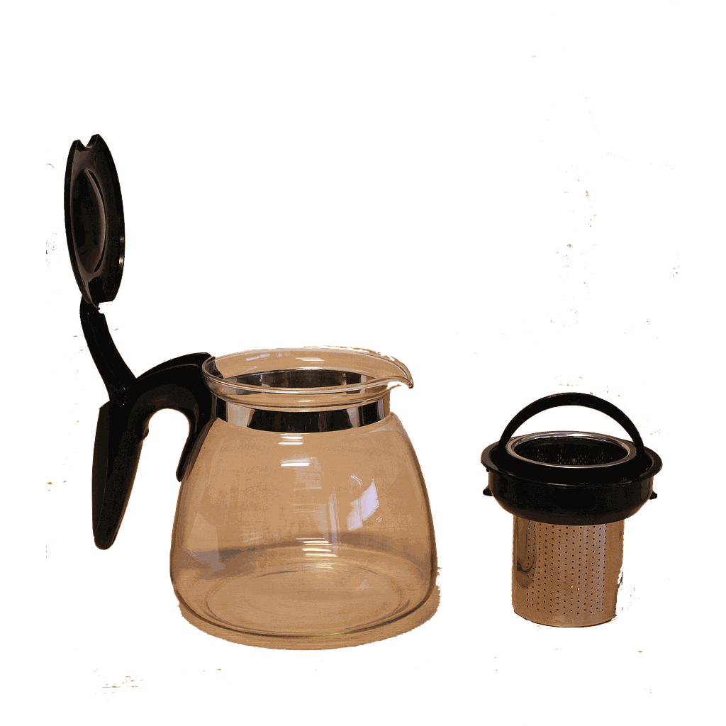 Teekanne aus Glas mit Sieb (1100ml) AMS-286/A305