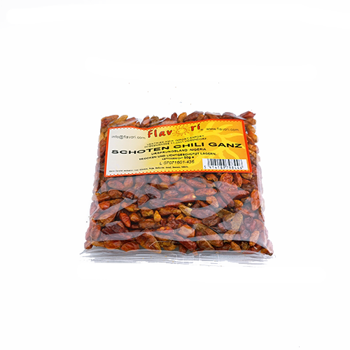 Flavori Schoten Chili klein ganz (50g.)