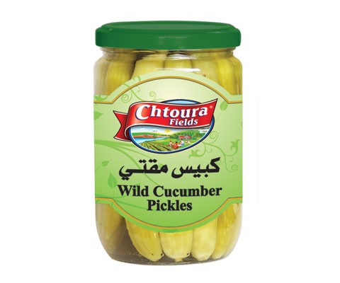 Chtoura Eingelegte wilde Gurken im Glas (2kg)