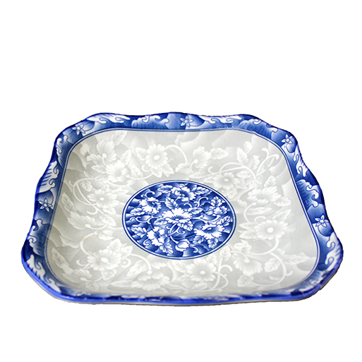 Porzellanteller quadratisch 22cm &quot;China Classic&quot; 2540/A440