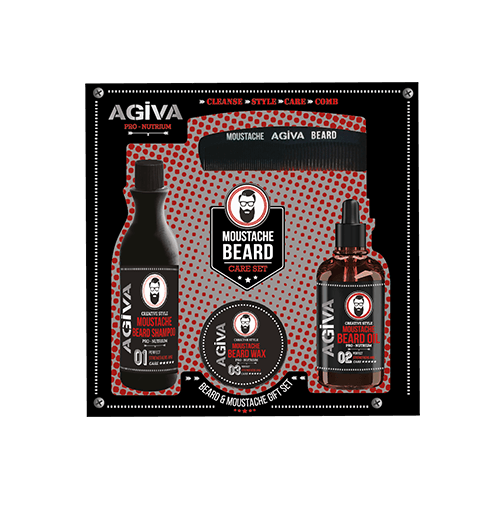 Agiva Bart &amp; Schnurrbart Set