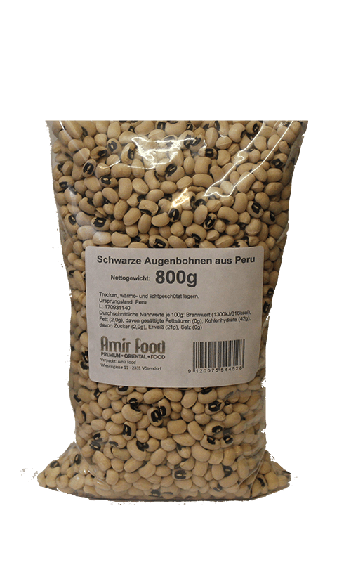 Schwarze Augenbohnen (800g)