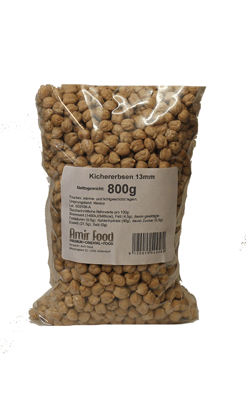 Kichererbsen 12mm (800g.)