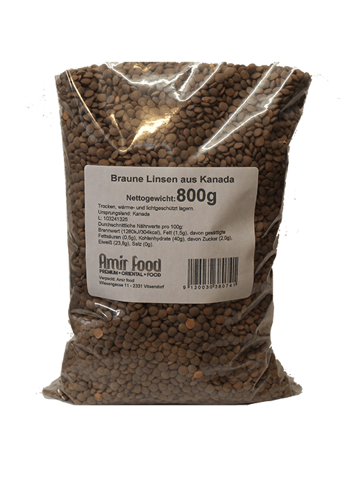 Braune Linsen (800g)