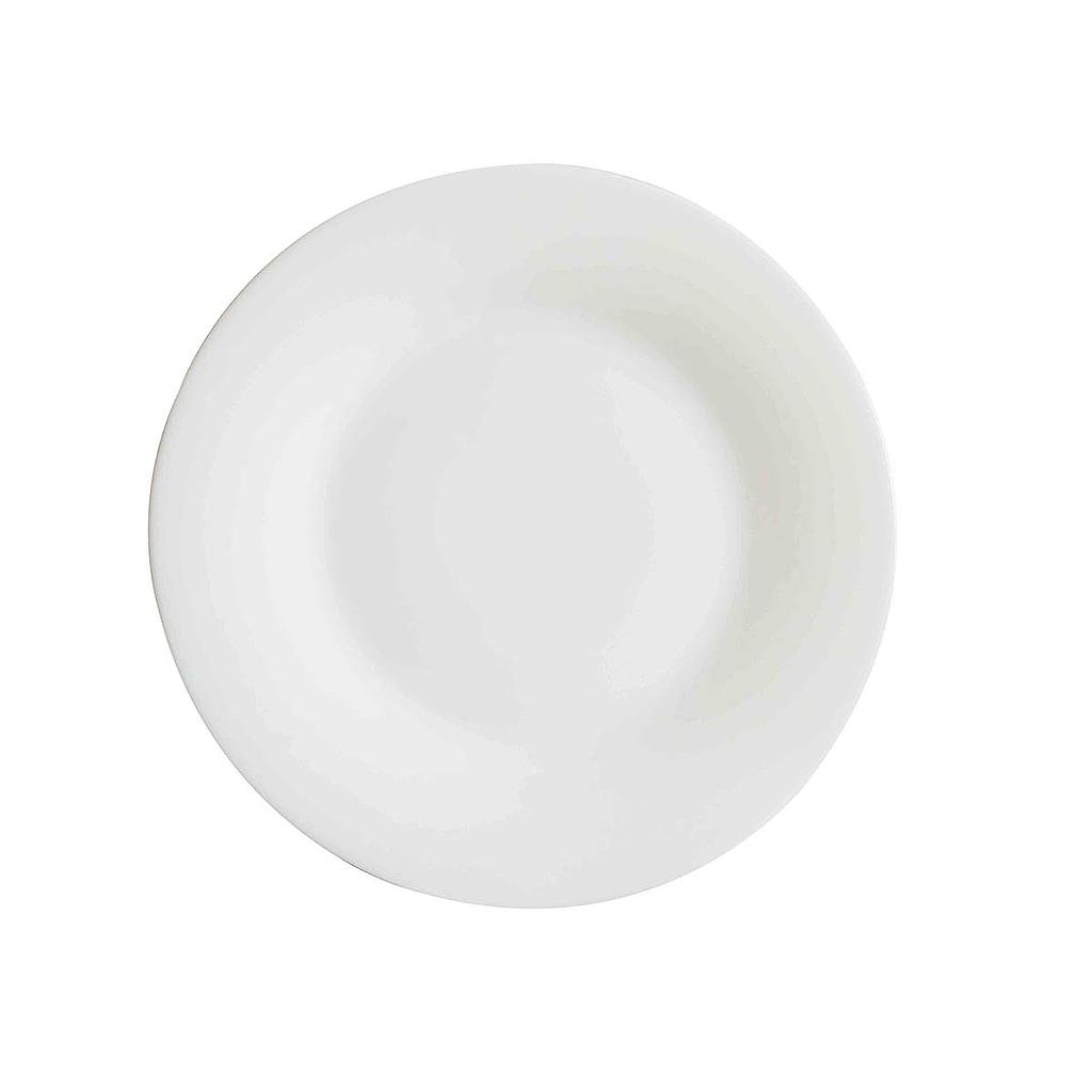 Glasteller dia 26cm weiß 30151