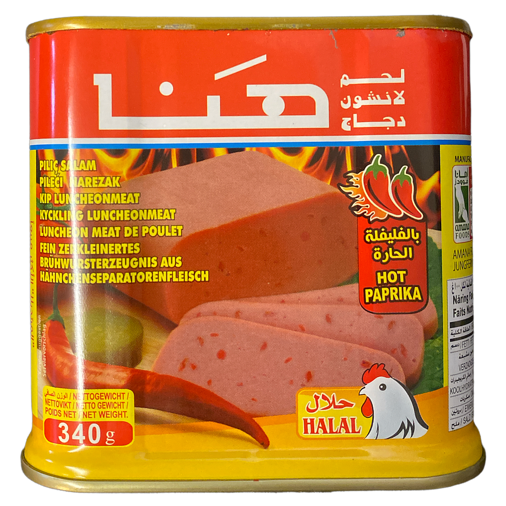Hana Hühner Luncheon Meat scharf (340g)