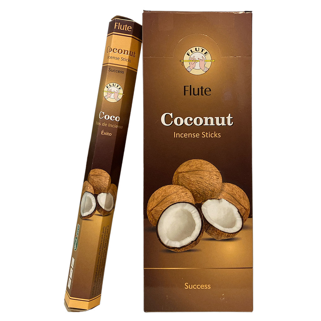 Flute Räucherstäbchen Kokosnuss 