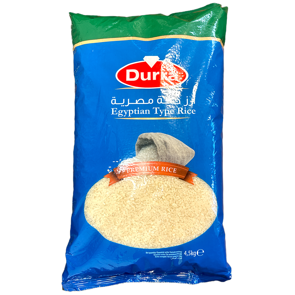 Durra ägyptischer Rundkorn Weißreis (4,5kg)