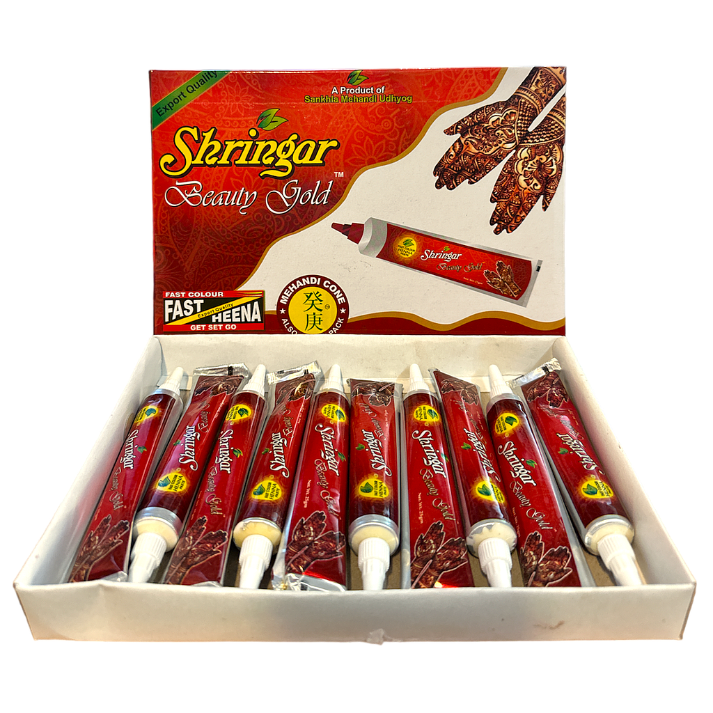 Shringar Henna Paste in Tube rot (25g)