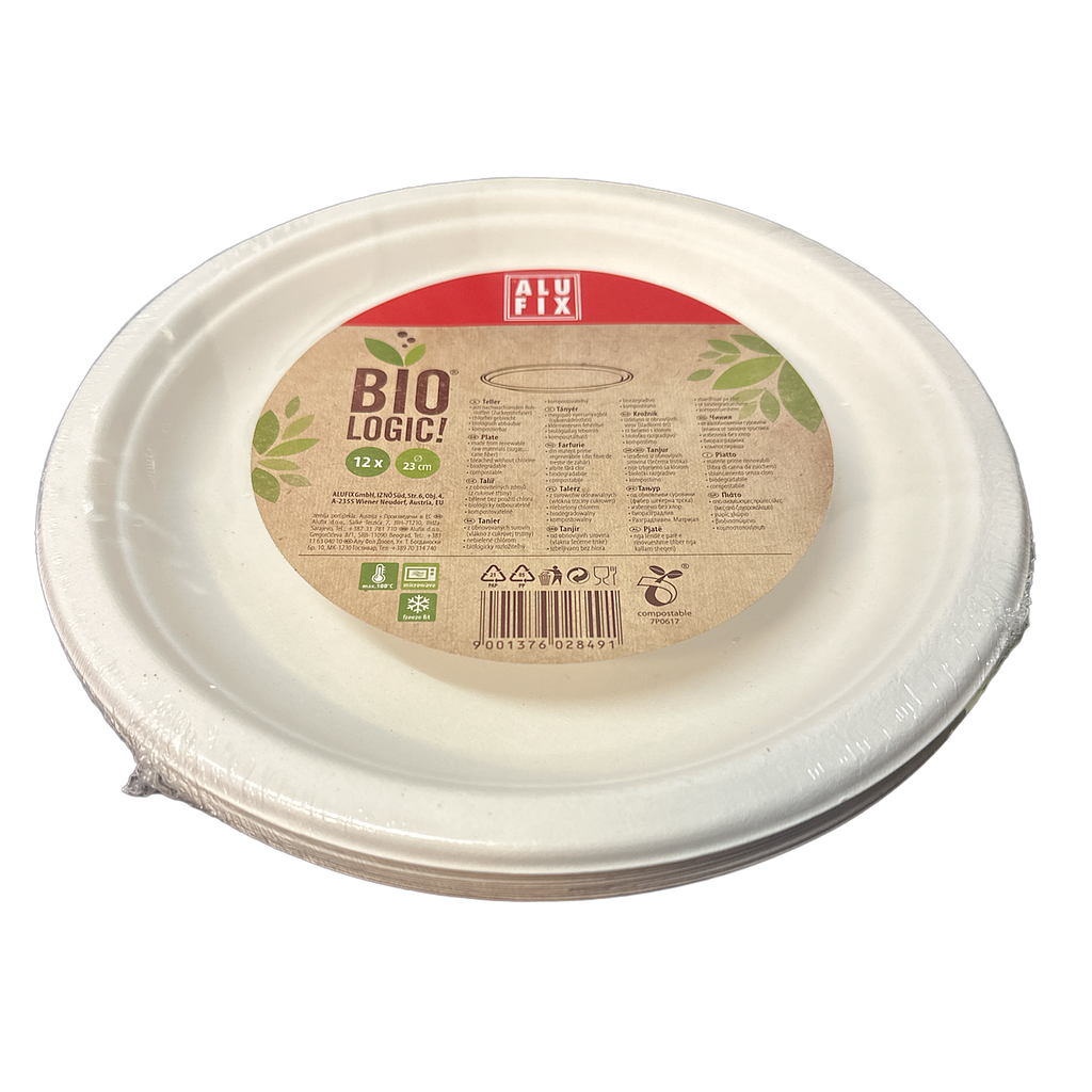 Bio Logic Menüteller (Ø 23cm/12Stk)