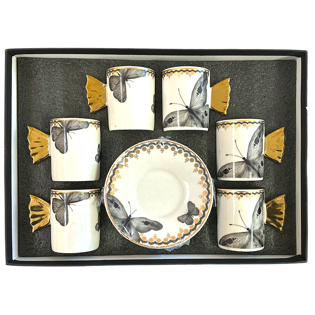 Torino Kaffeetassen Set mit Untertassen 12teilig 4168