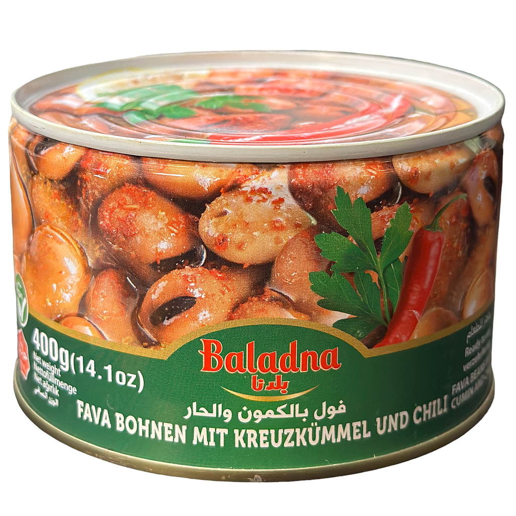 Baladna gekochte Saubohnen scharf (400g)