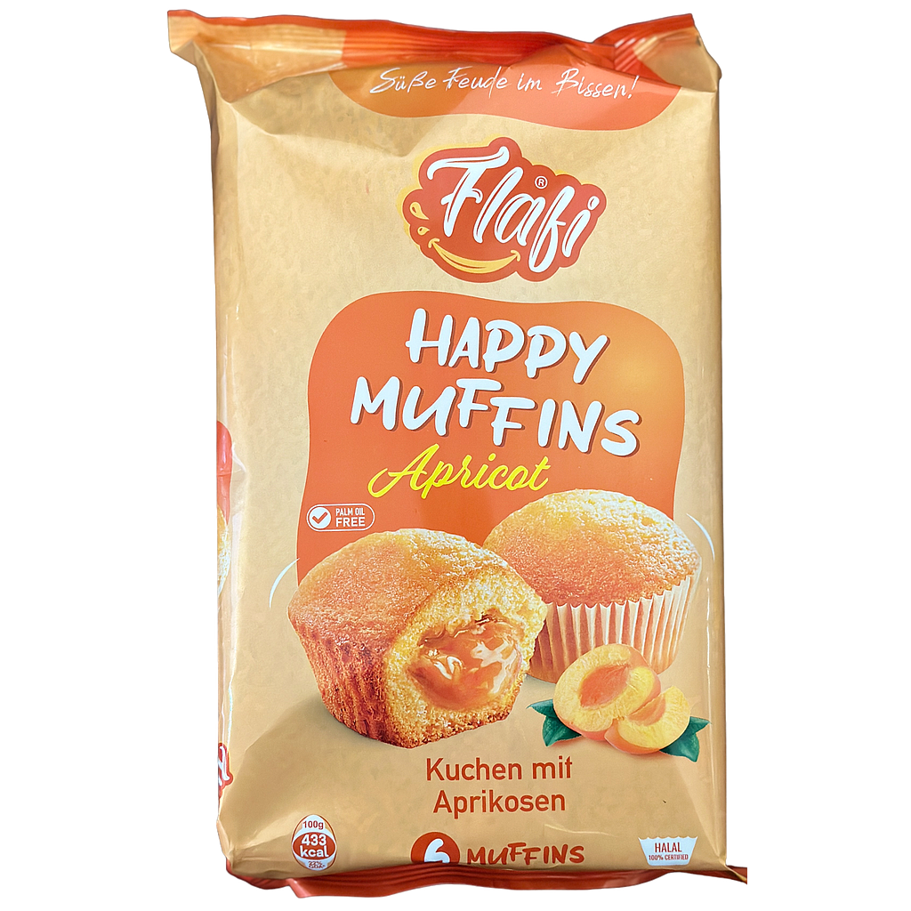 Flafi Muffins mit Aprikosenfüllung (210g) 