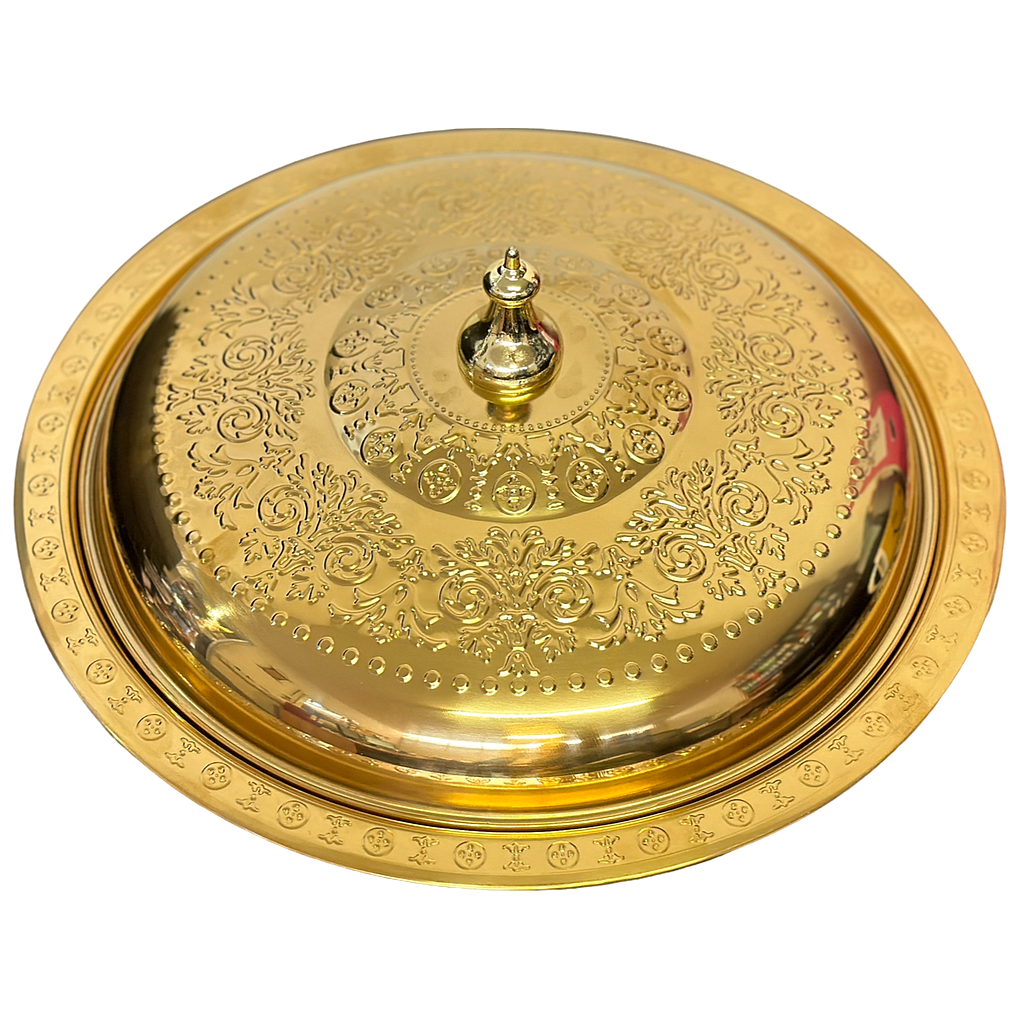 Torino Mansaf mit Deckel golden 35cm 24892-36-5