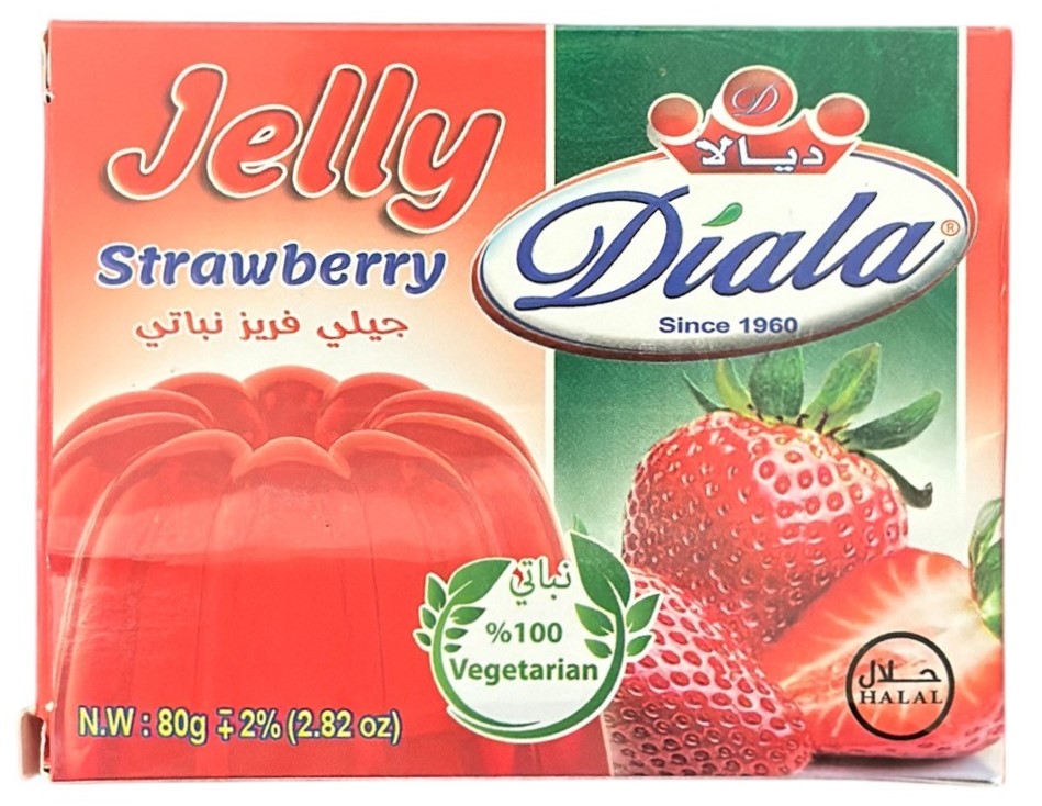 Diala Gelee Dessert Erdbeere (80g.)