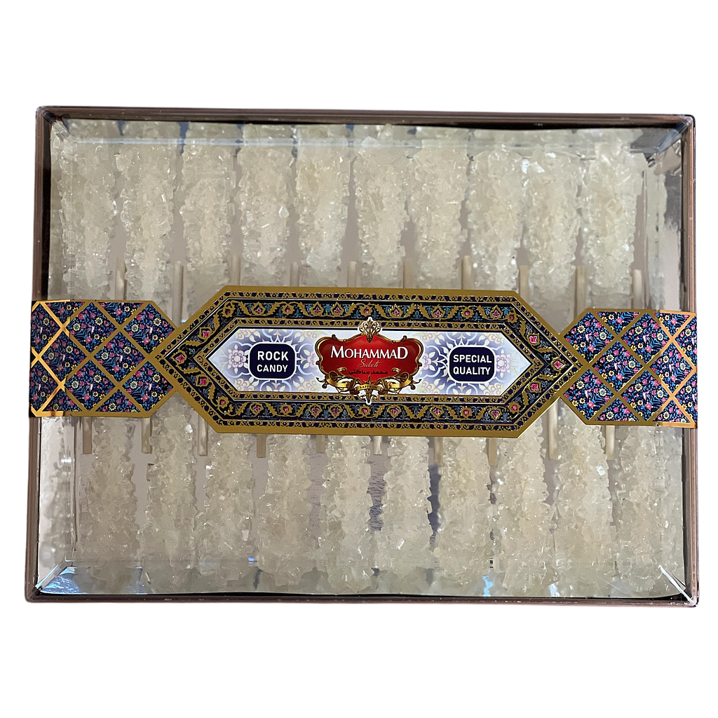 Kandiszucker Weiß mit Holzstab (360g)