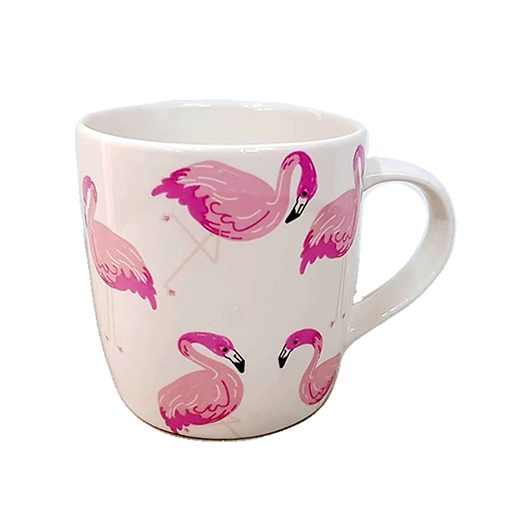 [41027] Becher mit Flamingomuster 2522