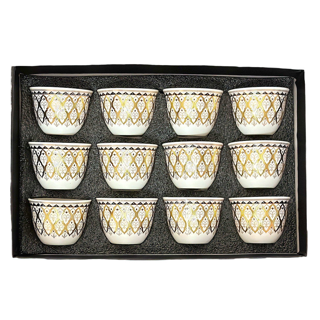 [44023] Kaffeetassen ohne Griff 12er (4233-7)