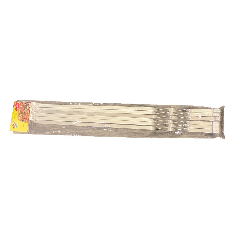 Kebabspieß aus Metall 55cm/1cm 6er 9905 / 241626