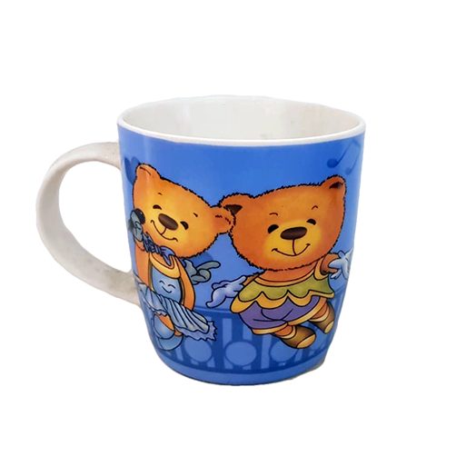 [40993] Porzellanbecher mit Kindermotiv 2508