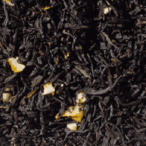Schwarzteemischung Orange mit Schale (1Kg)