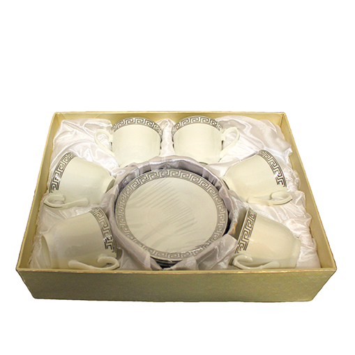 Kaffee Tassen Versace (Silber) 1203