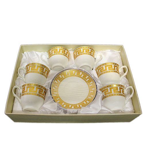Kaffee Tassen Versace (Gold) 1202