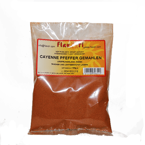 Flavori Cayenne Pfeffer gemahlen (100g.)
